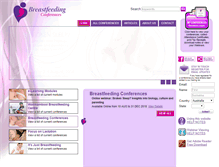 Tablet Screenshot of breastfeedingconferences.com.au